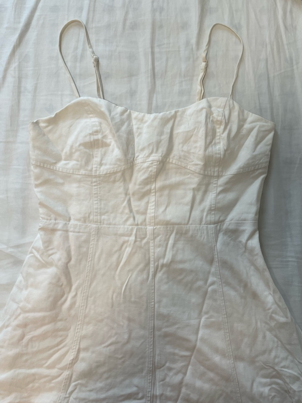 Sweetheart Linen Maxi Dress - Picture 3 of 4